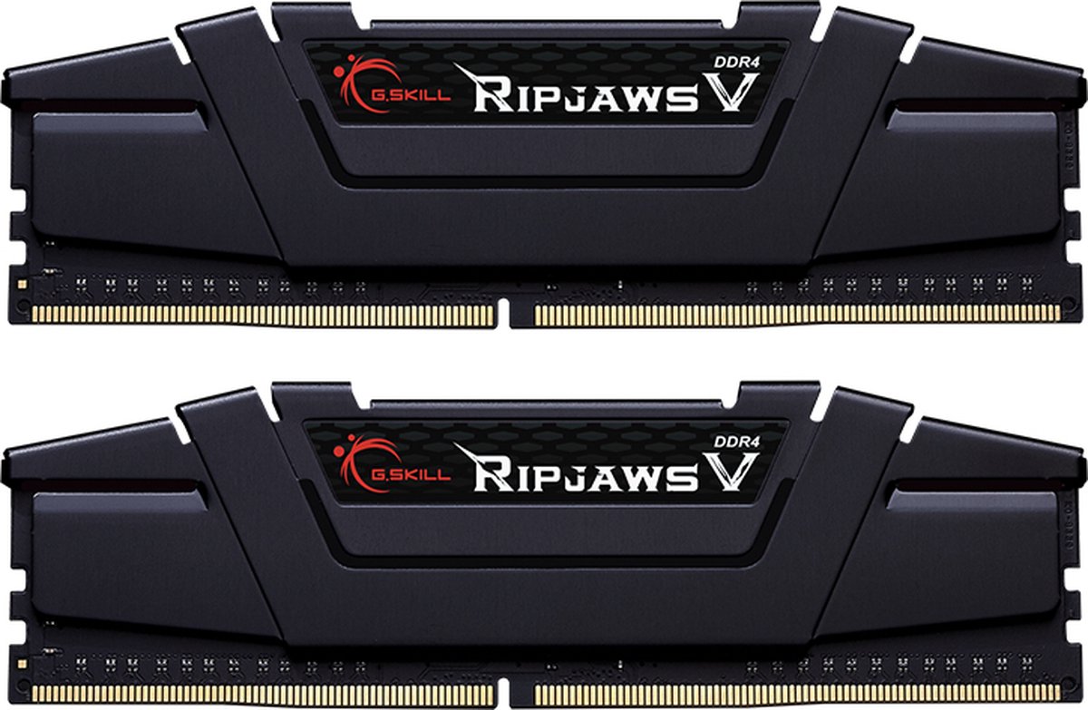 G.Skill Ripjaws V DDR4-4000 - 32GB - CL18 - Dual Channel (2 pcs) - Intel XMP - Sort