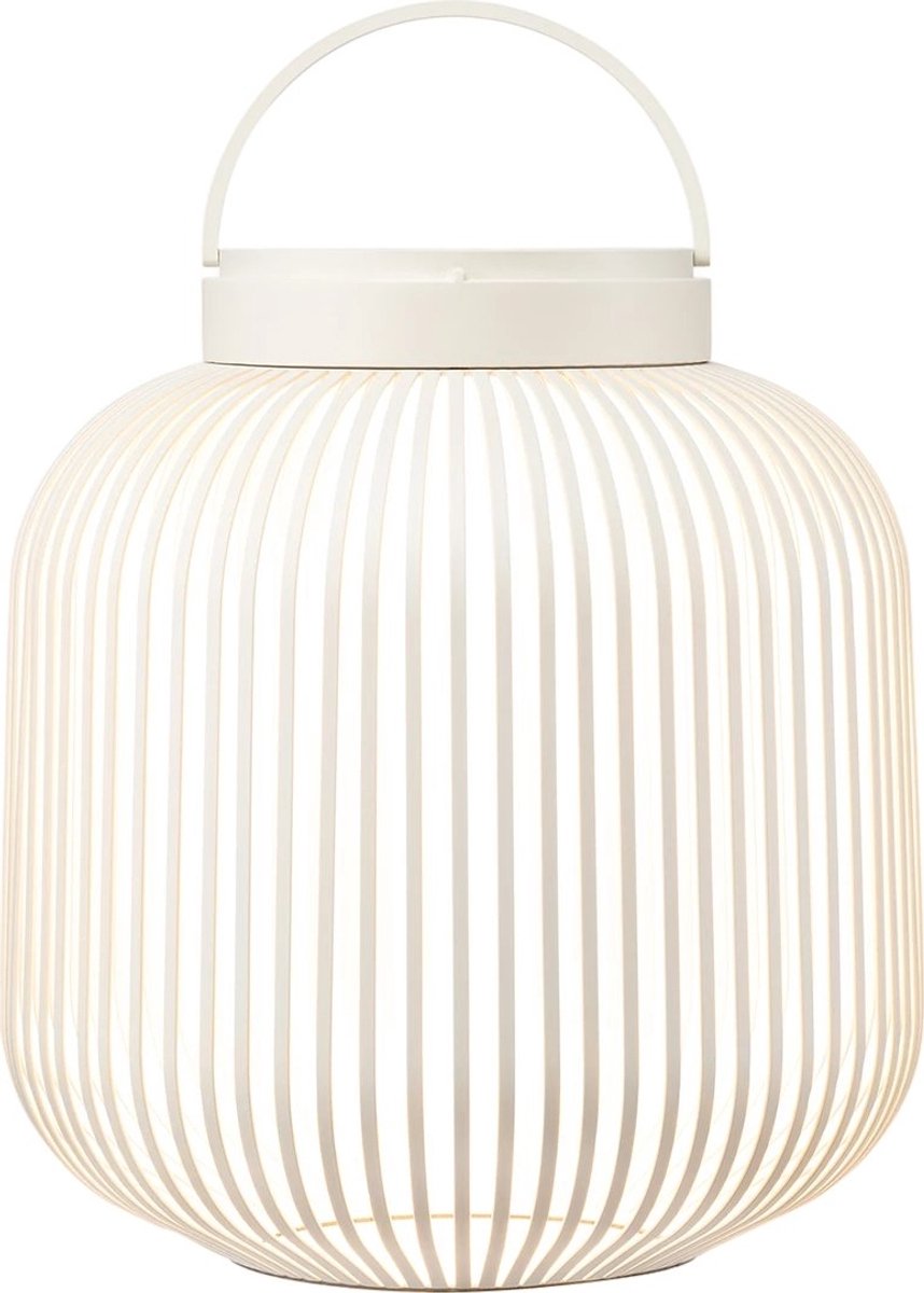blomus Lámpara LED Lito M Gris seda