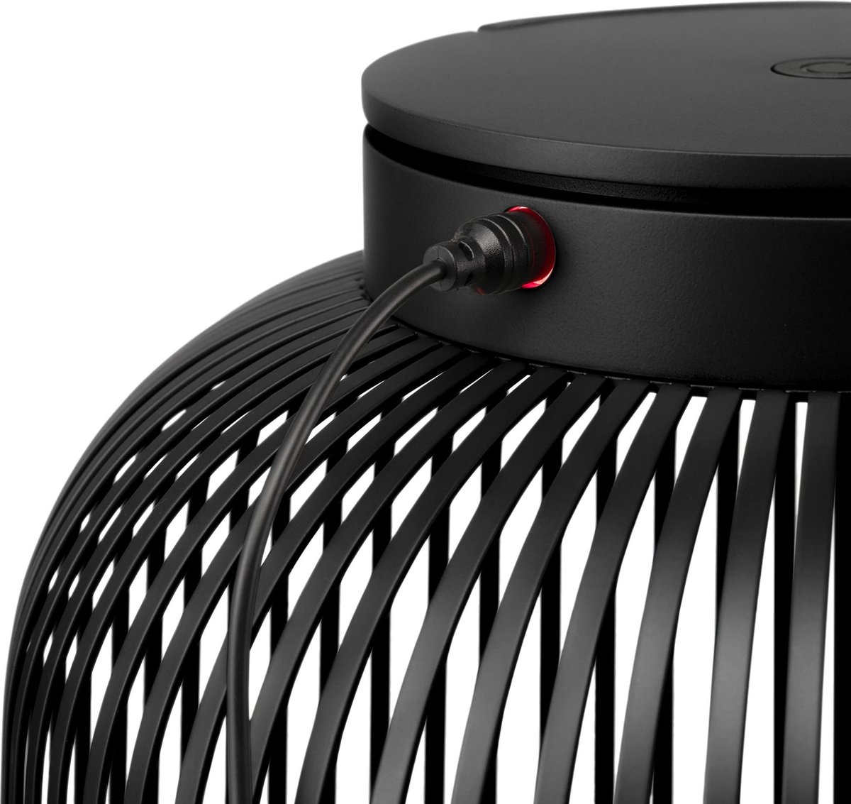 blomus Lámpara LED Lito L Negro