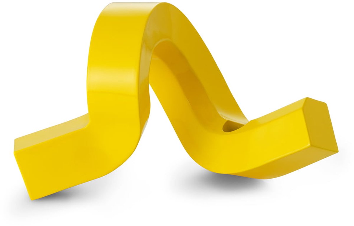Normann Copenhagen Candelabro Crooked 1 Amarillo