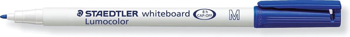 Staedtler LUMOCOLOR WB-marker 1,0mm BLÅ, ÆSKE 10 STK