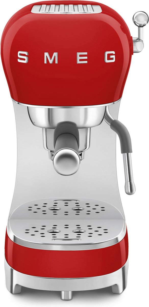 SMEG 50's Style ECF02RDEU - coffee machine with cappuccinatore - 15 bar - red