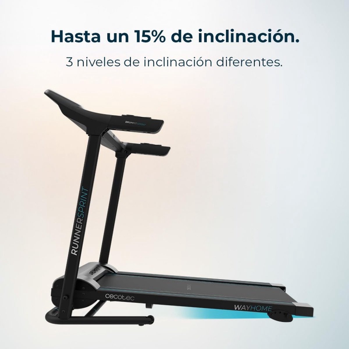 Tapis de course Cecotec DrumFit WayHome 1000 Runner Sprint