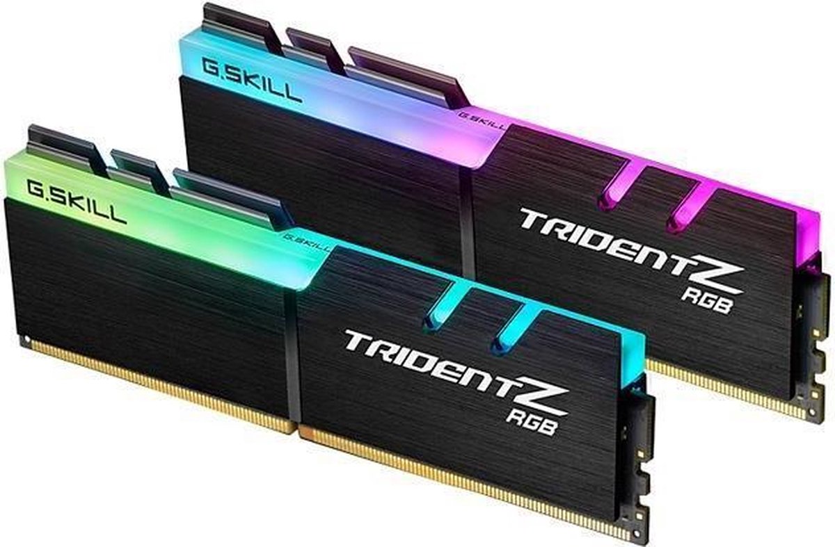 G.Skill Trident Z RGB AMD Series DDR4-3600 - 16GB - CL18 - Dual Channel (2 pcs) - AMD Optimized - Sort med RGB