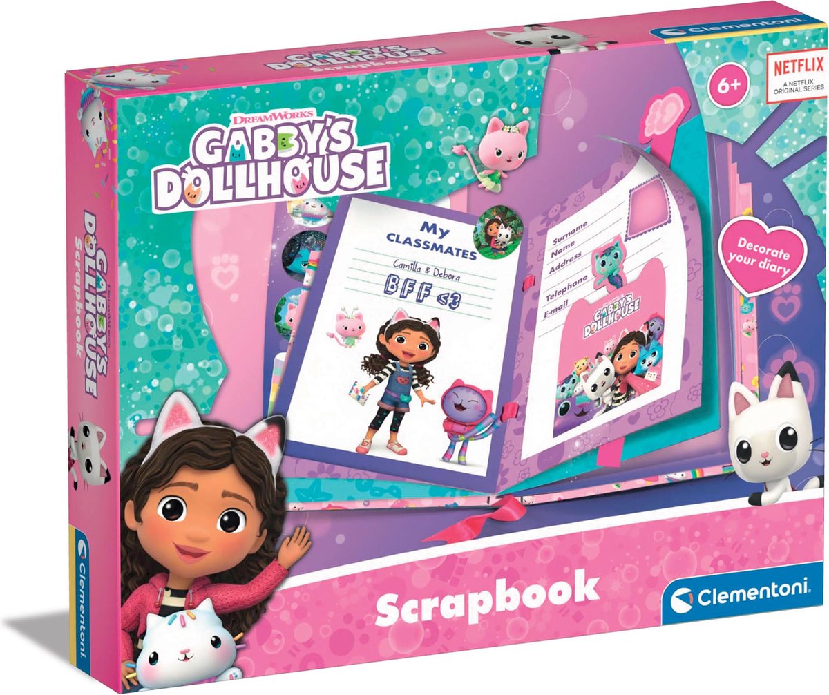 Clementoni Gabby's Dollhouse Scrapbook Set