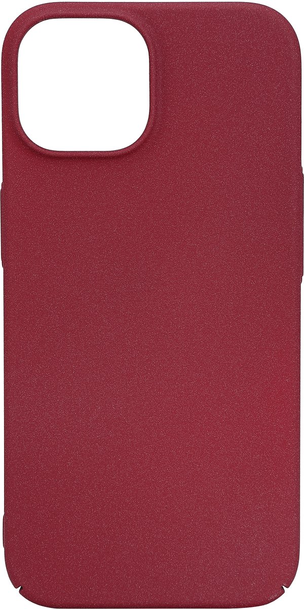 Essentials Sand Bursted Cover Burgundy - iPhone 15