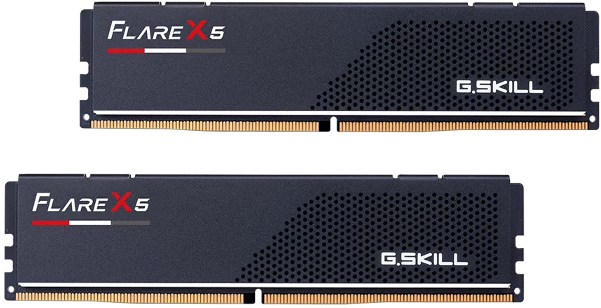 G.Skill Flare X5 DDR5-6000 - 32GB - CL28 - Dual Channel (2 pcs) - AMD EXPO & Intel XMP - Sort
