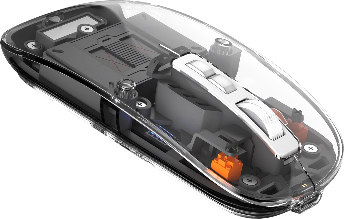 XtremeMac XWH-ALM2-13 mouse - Mus - Transparent