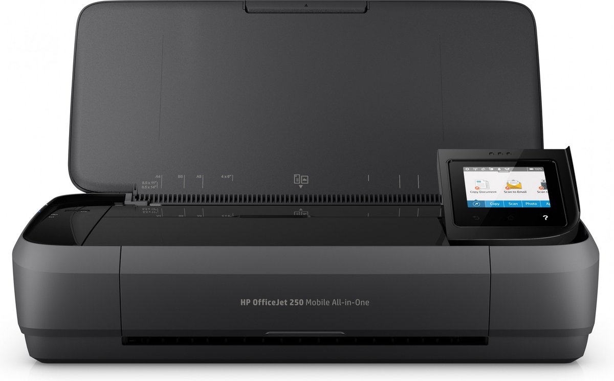 HP Officejet 250 Mobile All-in-One - Color Inkjet - Wi-Fi Multifunktion - Farve - Blæk