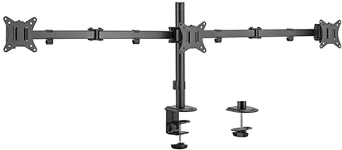Gembird Monitor Arm Pole - Adjustable desk arm 3-display 17"-27"