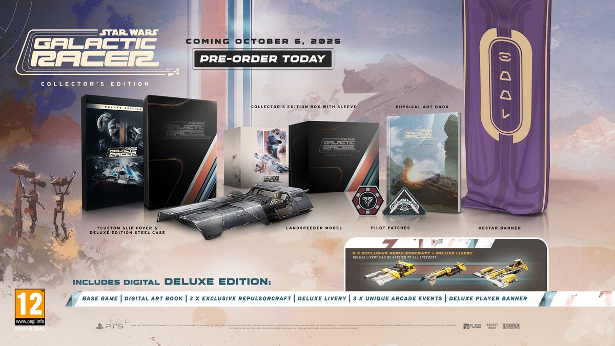 STAR WARS: Galactic Racer (Collector's Edition) - Sony PlayStation 5 - Racing