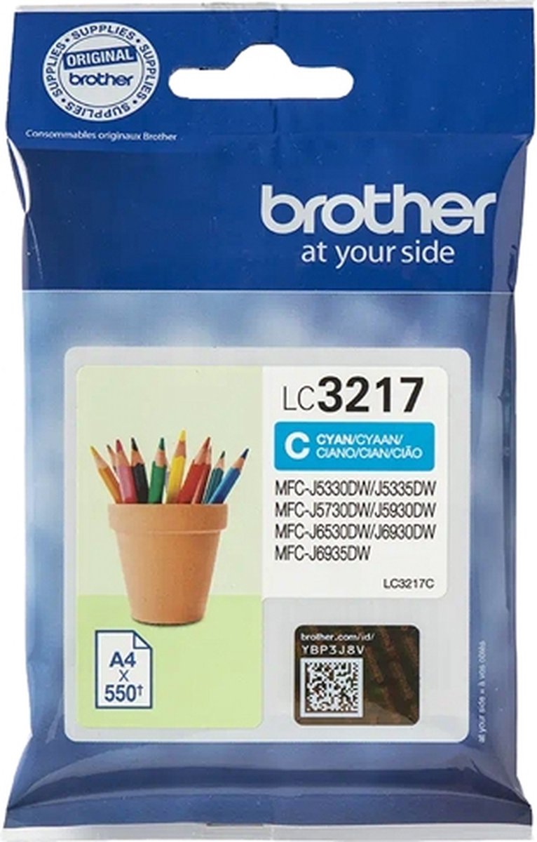Brother LC3217C / LC 3217C Cyan Ink