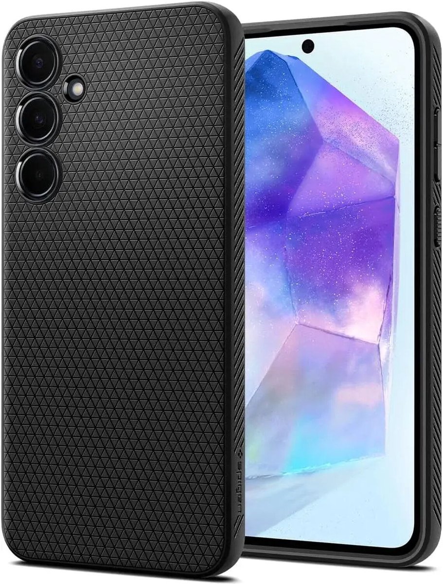 Spigen Liquid Air - matte black - Samsung Galaxy A55