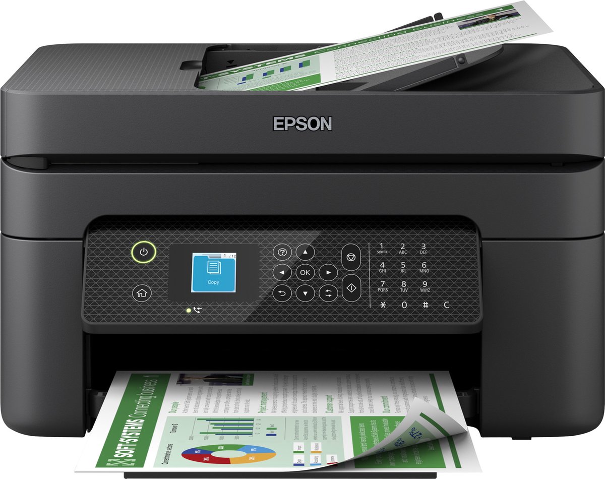Epson WorkForce WF-2930DWF All in One Multifunktion - Farve - Blæk