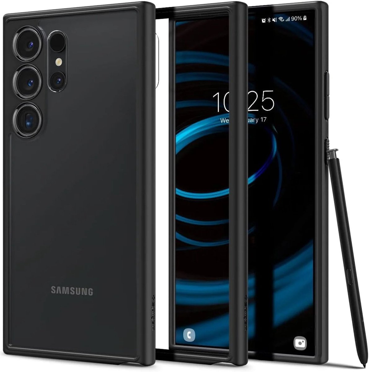 Spigen Ultra Hybrid - matte black - Samsung Galaxy S24 Ultra