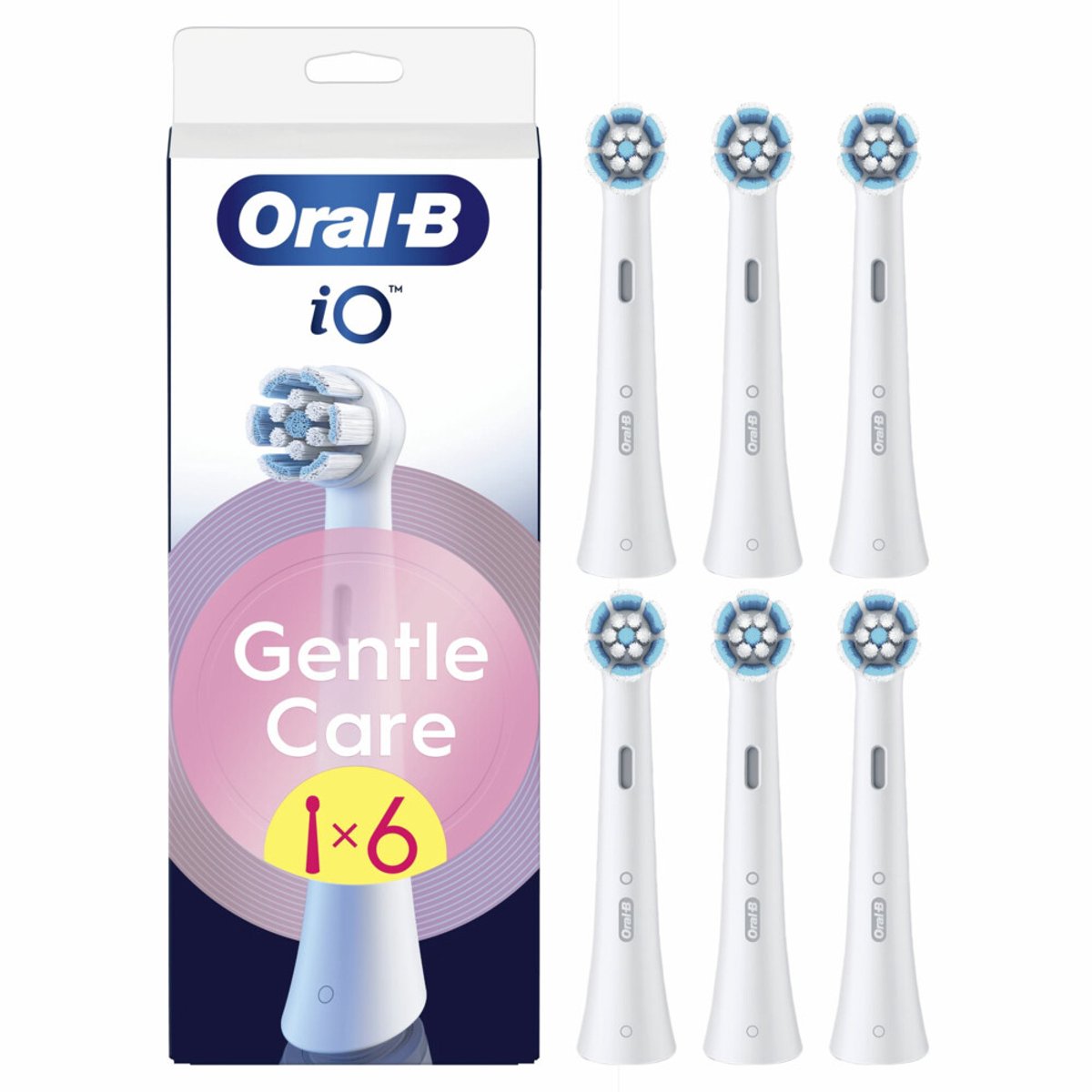 Oral-B Tandbørstehoveder iO Gentle Care - 6 pcs