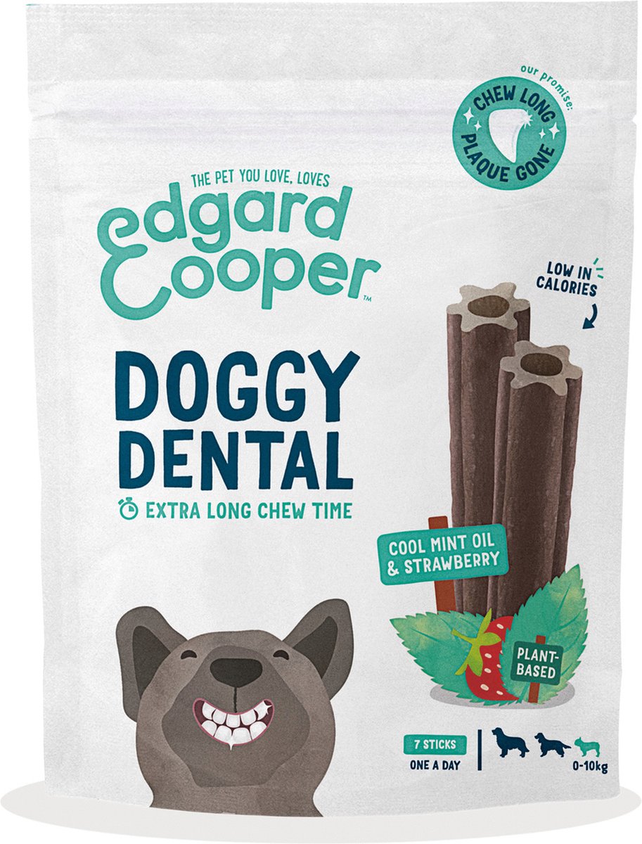 Edgar Cooper edgar cooper doggy dental mint & strawberry s