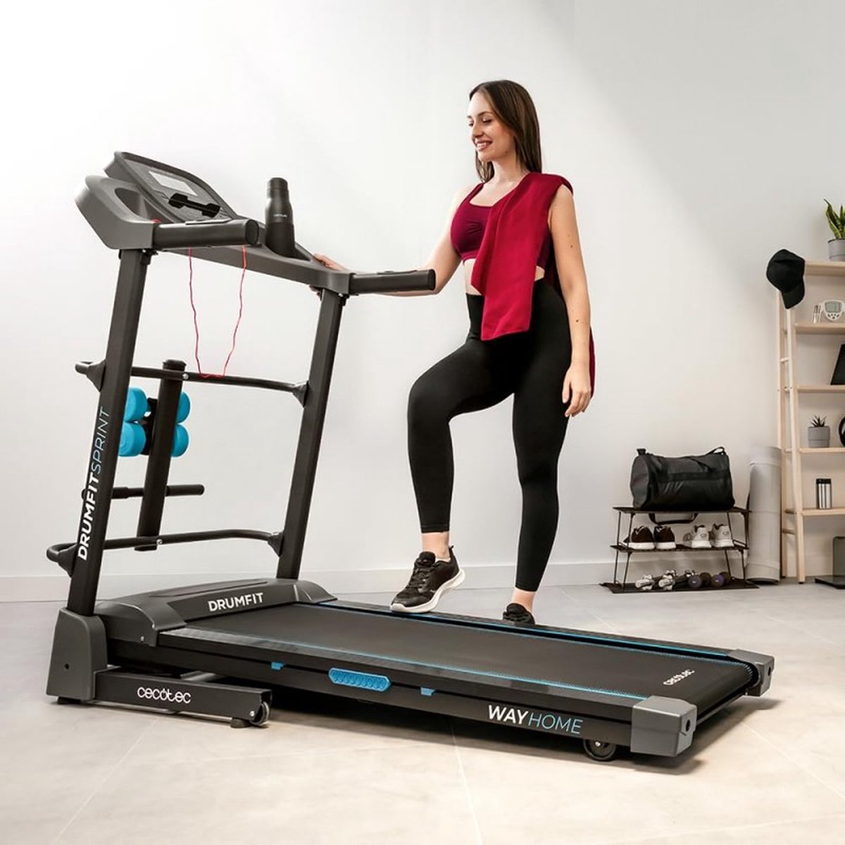 Tapis de course Cecotec DrumFit WayHome 1700 Sprint