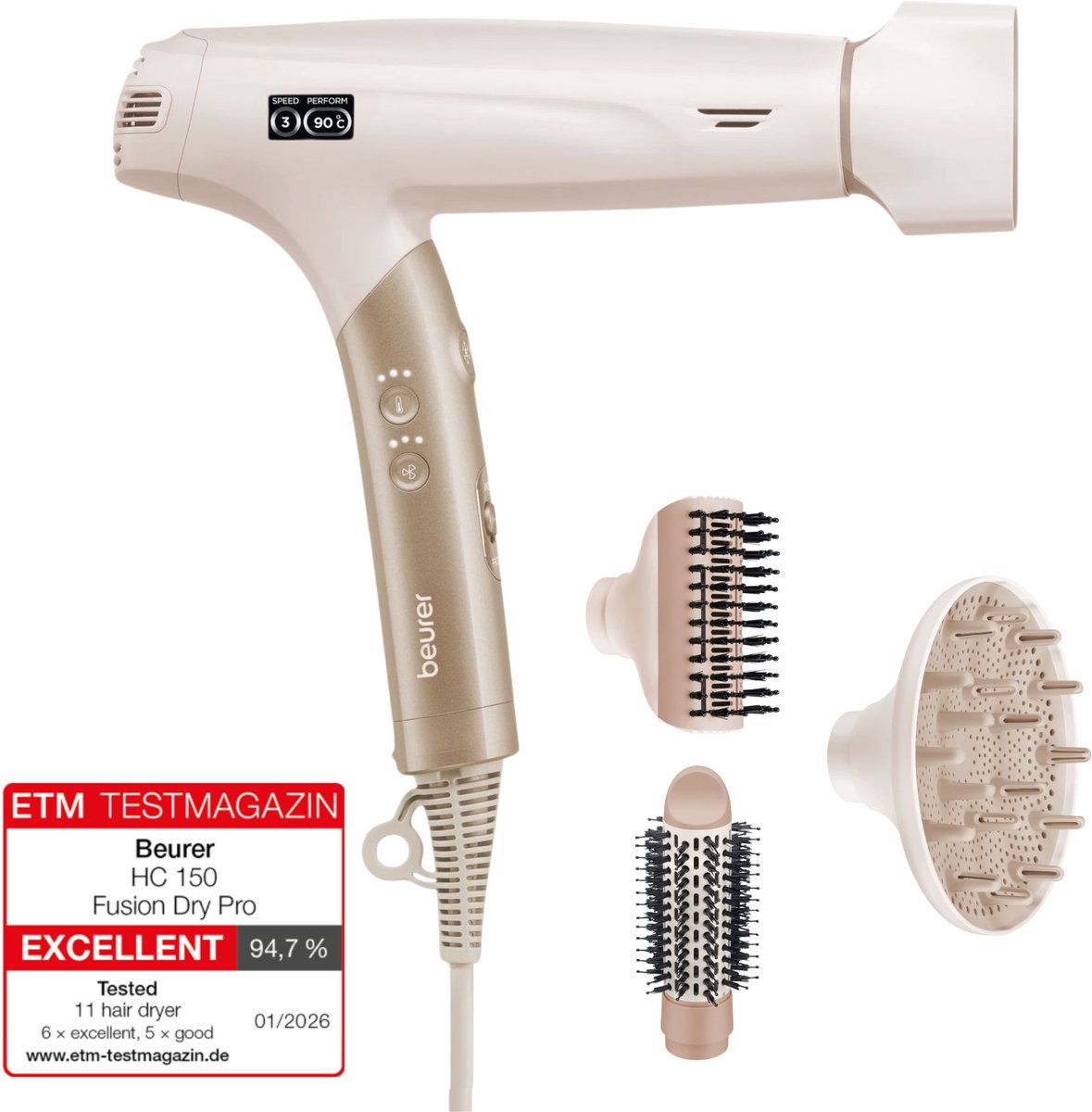Sèche cheveux Beurer HC 150 FusionDry Pro