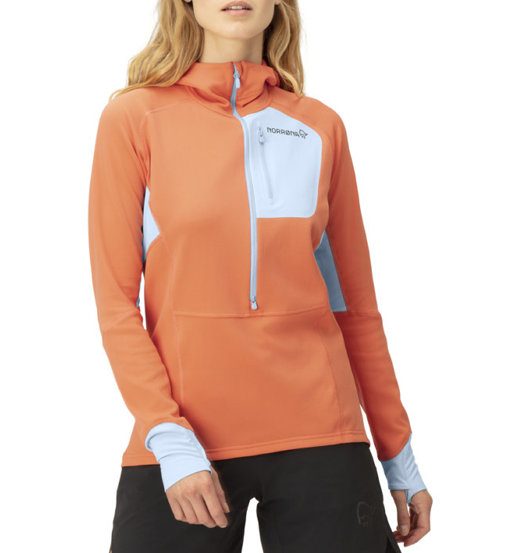 Norrona Senja warm1 Hood Ws - felpa in pile - donna