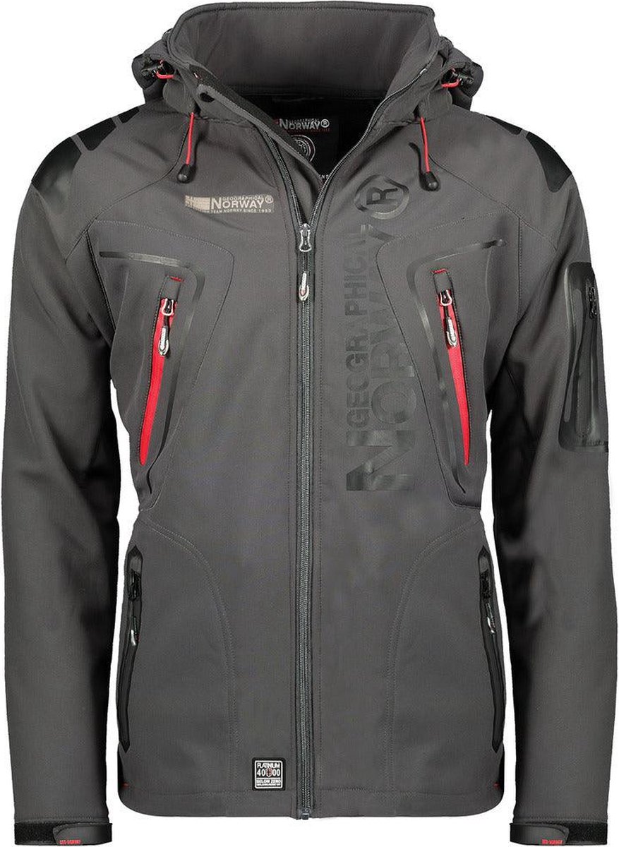 Chaqueta impermeable con capucha desmontable Geographical Norway Techno