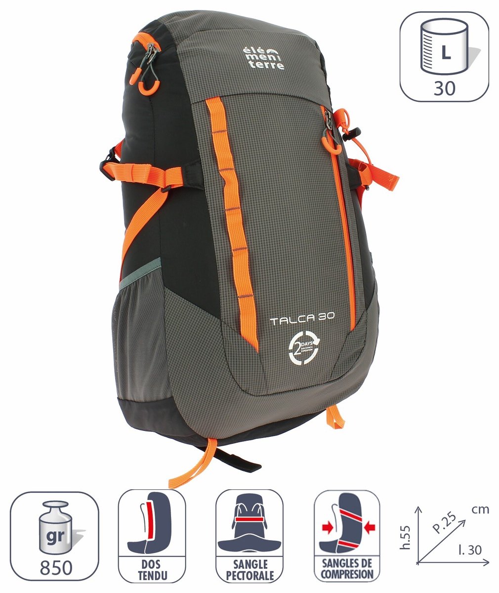 Mochila Elementerre talca 30 l