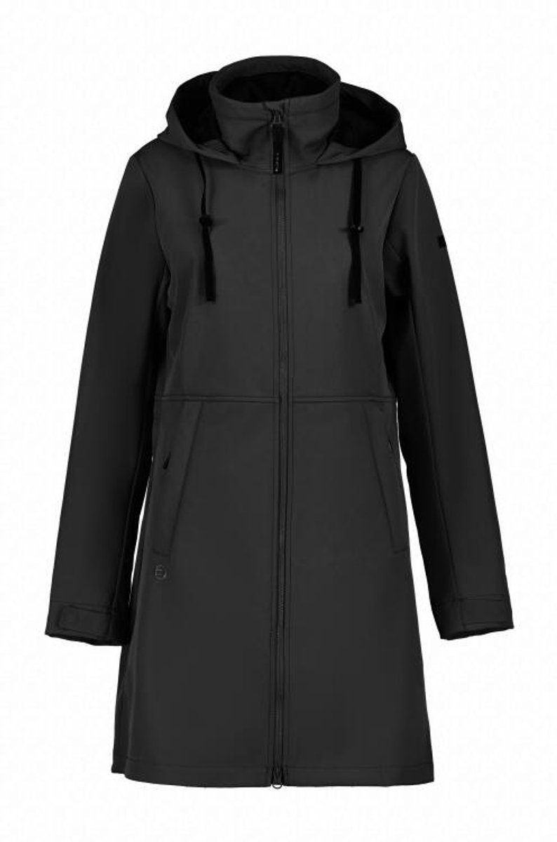 Chaqueta de senderismo Softshell larga de felpa para mujer Icepeak Agaram