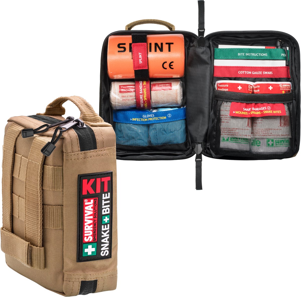 Kit de primeros auxilios contra mordeduras de serpiente Survival First Aid Kit