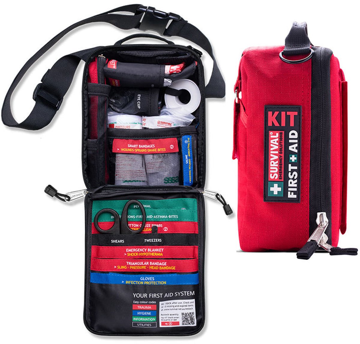 Kit de primeros auxilios portátil Survival First Aid Kit