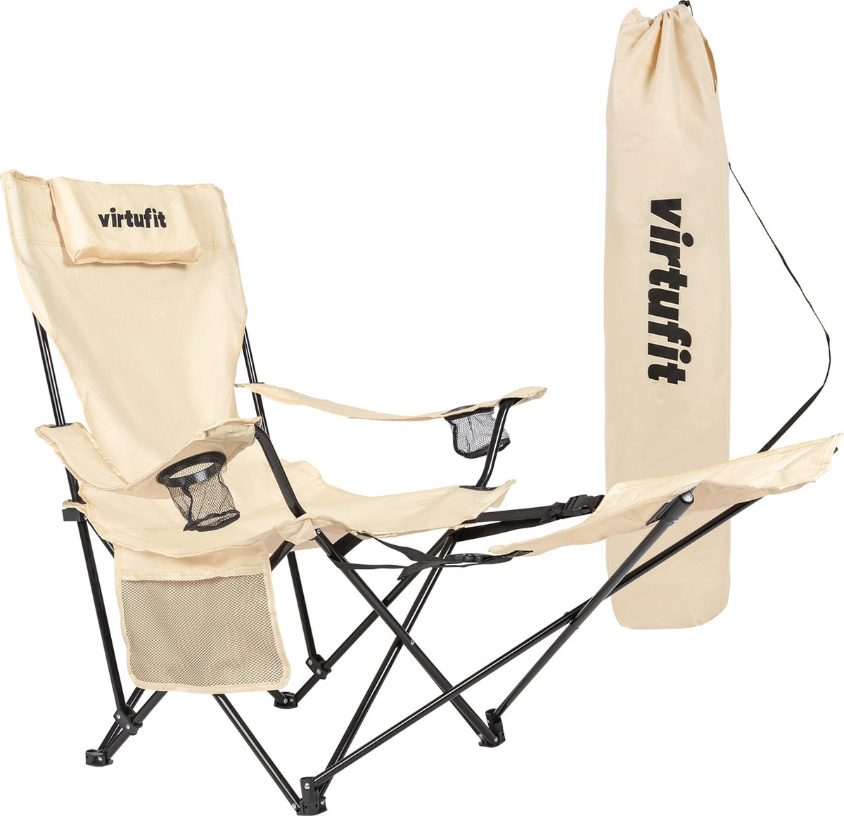 Silla plegable con reposapies VirtuFit