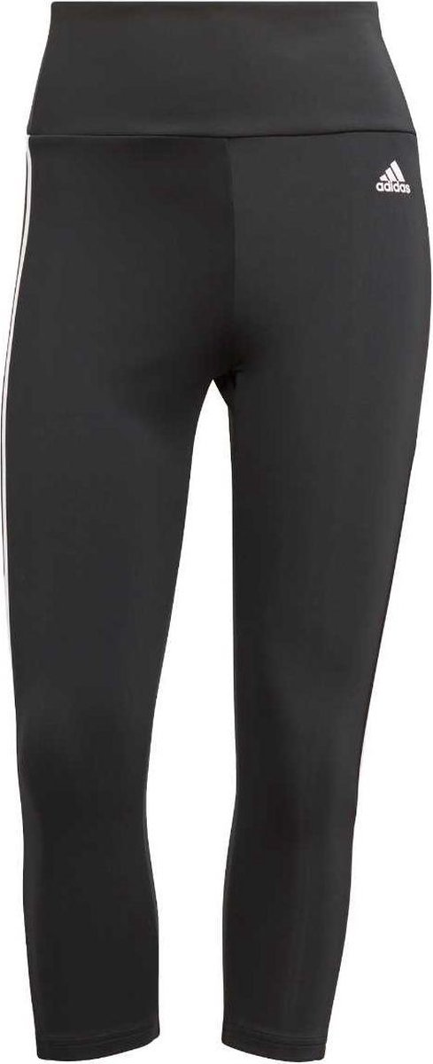 Leggings de cintura alta para mujer adidas Designed To Move 3-Bandes 3/4 Sport
