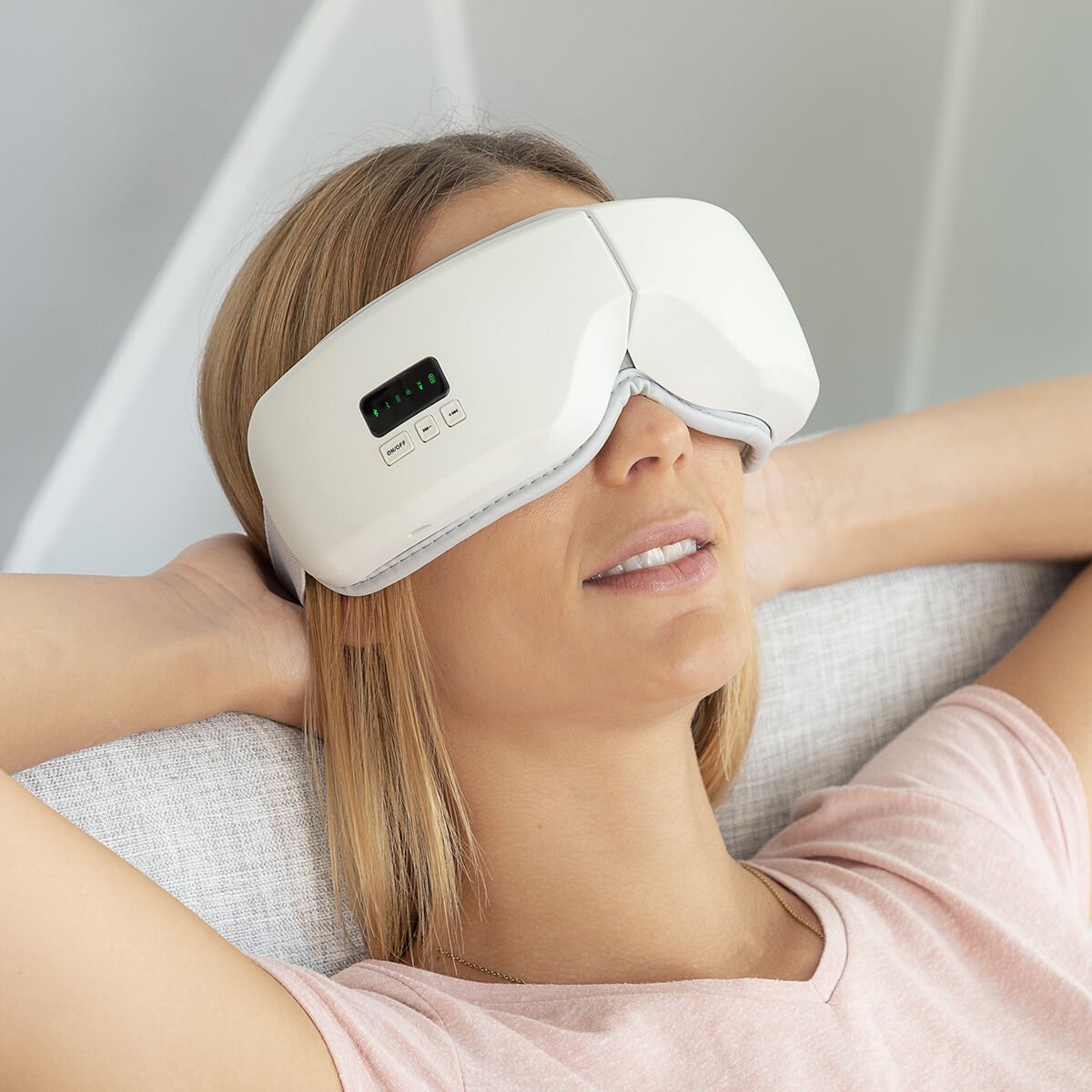 Masajeador ocular con compresión de aire 4 en 1 InnovaGoods Eyesky