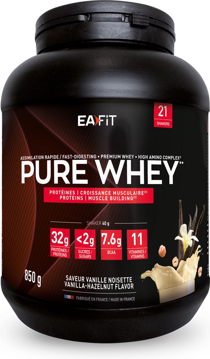 Proteína EA Fit Pure Whey Vanille Noisette