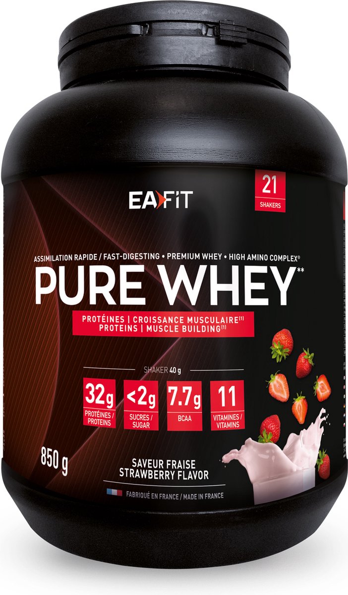Proteína de fresa EA Fit Pure Whey