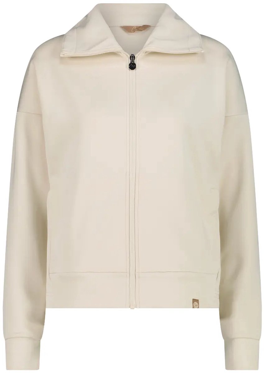Sudadera con cremallera de modal con acabado satinado mujer CMP