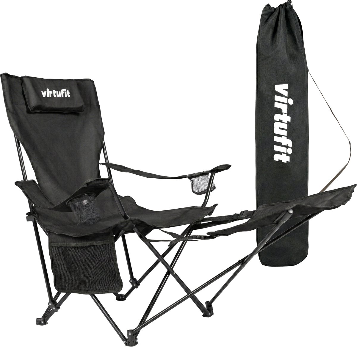 Silla plegable con reposapies VirtuFit