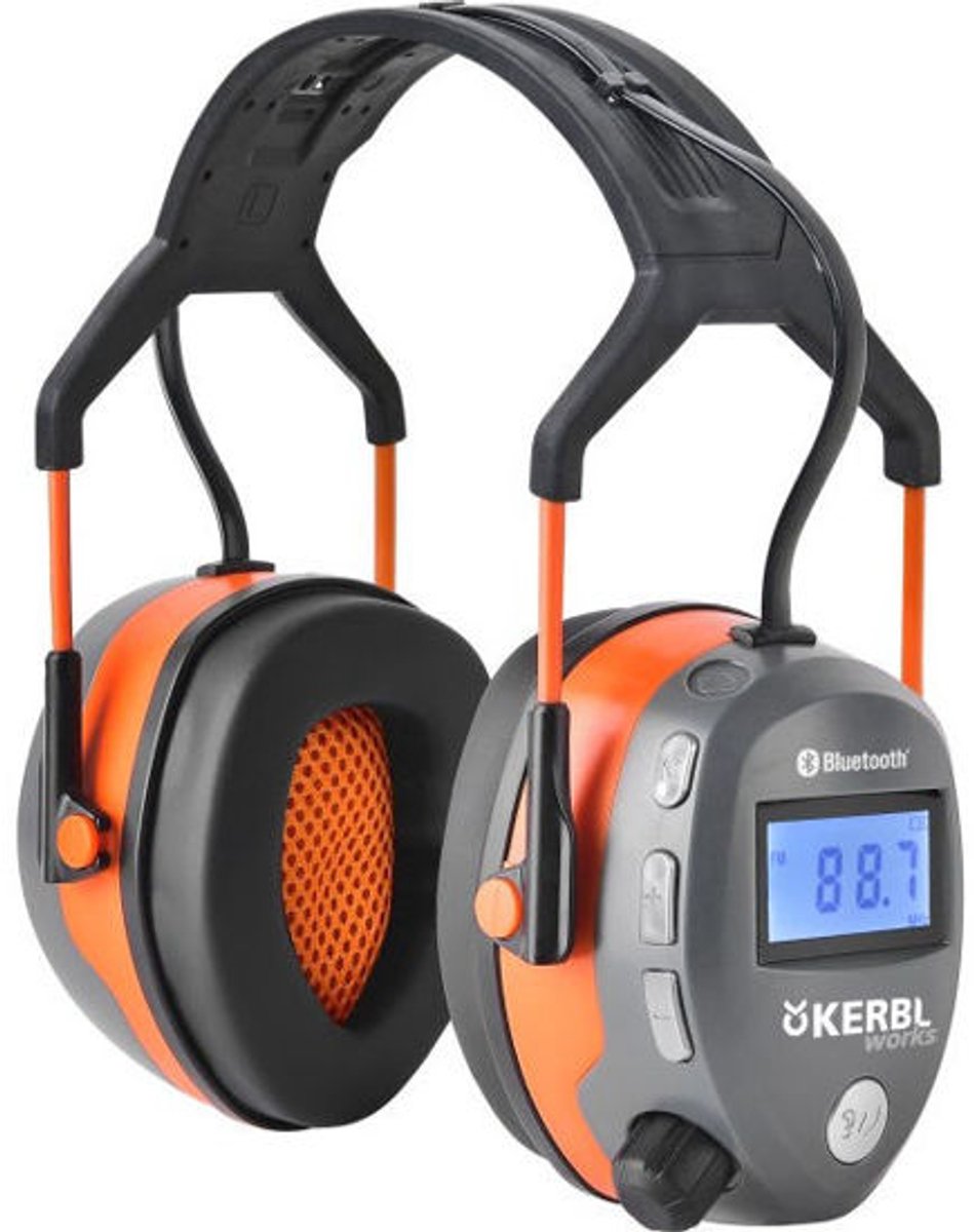 Auriculares con cancelación de ruido, radio y bluetooth Kerbl