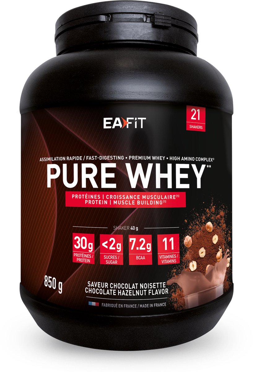 Proteína EA Fit Pure Whey Chocolat Noisette