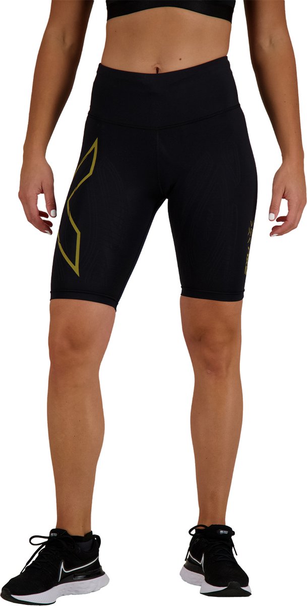 Pantalón corto de compresión mediano mujer 2XU Light Speed