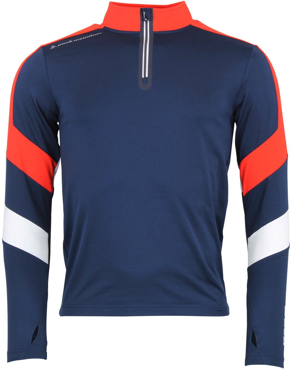 Camiseta interior con cremallera y mangas largas Peak Mountain Caspiro