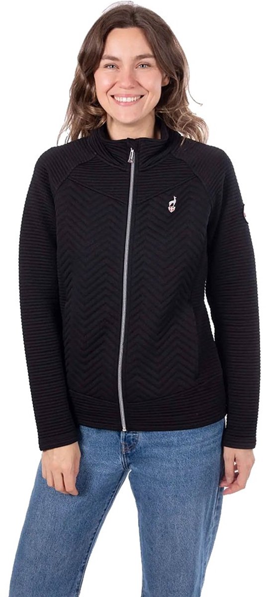 Chaqueta de dos materiales para mujer Aulp Simix