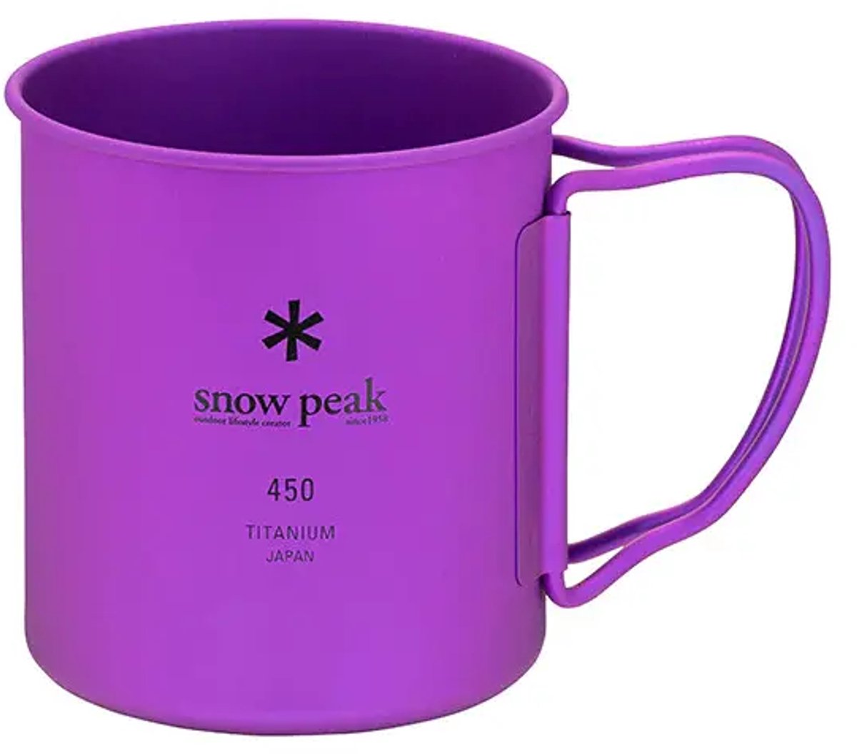 Einwandiger Titanbecher Snow Peak 450