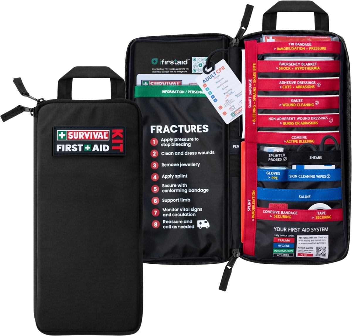 Erste-Hilfe-Set fein Survival First Aid Kit Slimline
