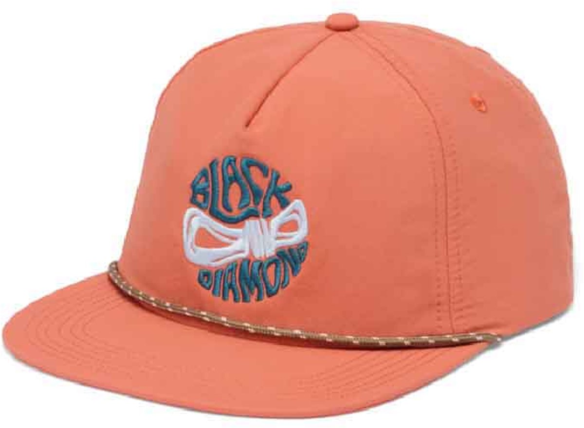 Snapback Cap Black Diamond Synthetic Rope