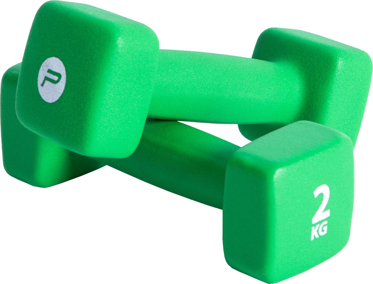 Ein Paar Kurzhanteln Pure2Improve neoprene 2x 2Kg