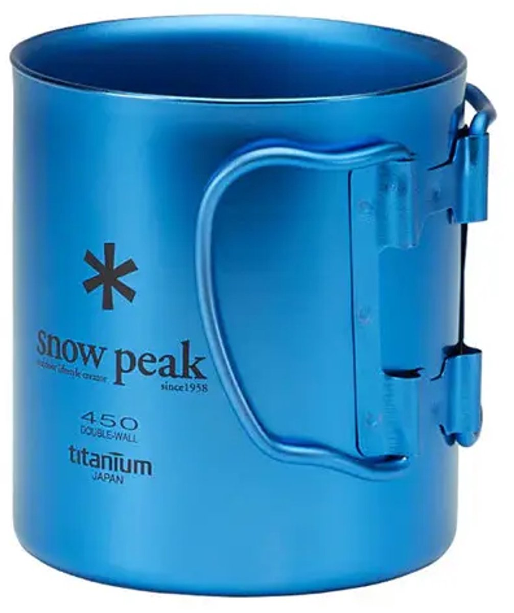 Doppelwandige Titan-Tasse Snow Peak 450