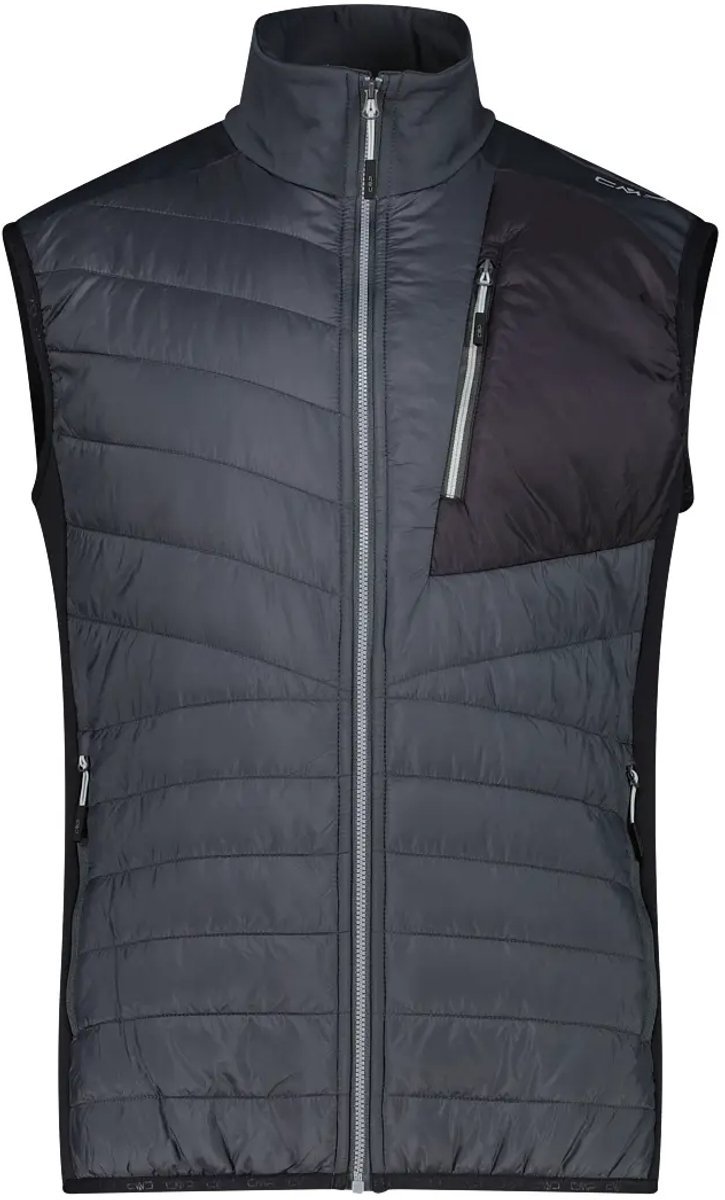 Hybride Steppweste aus Fleece CMP Stretch
