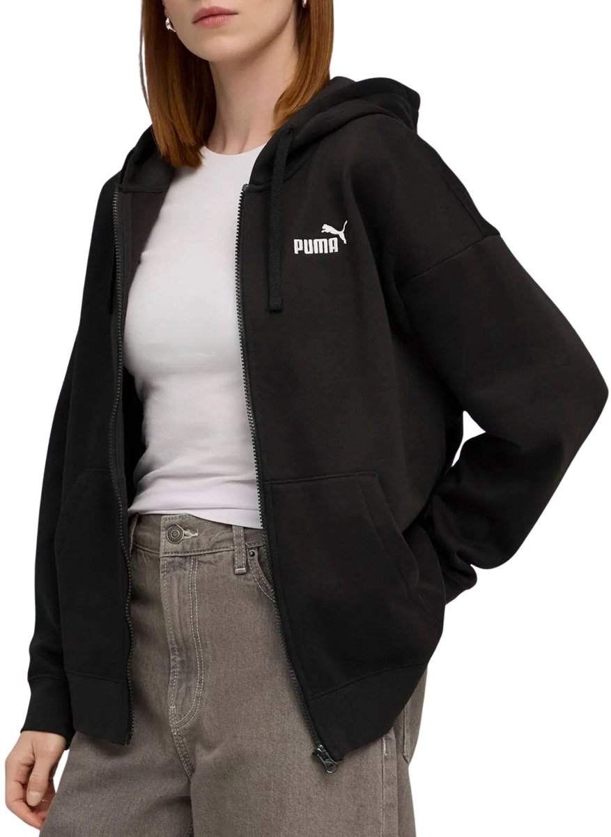 PUMA ESS Comfort Full-Zip Hoodie T. M Noir Femme