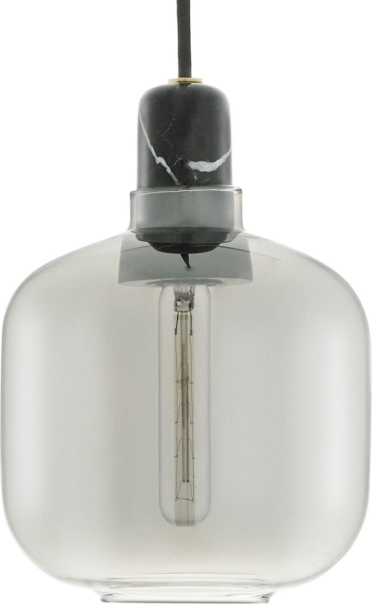 Normann Copenhagen Lampe Amp petite gris-noir