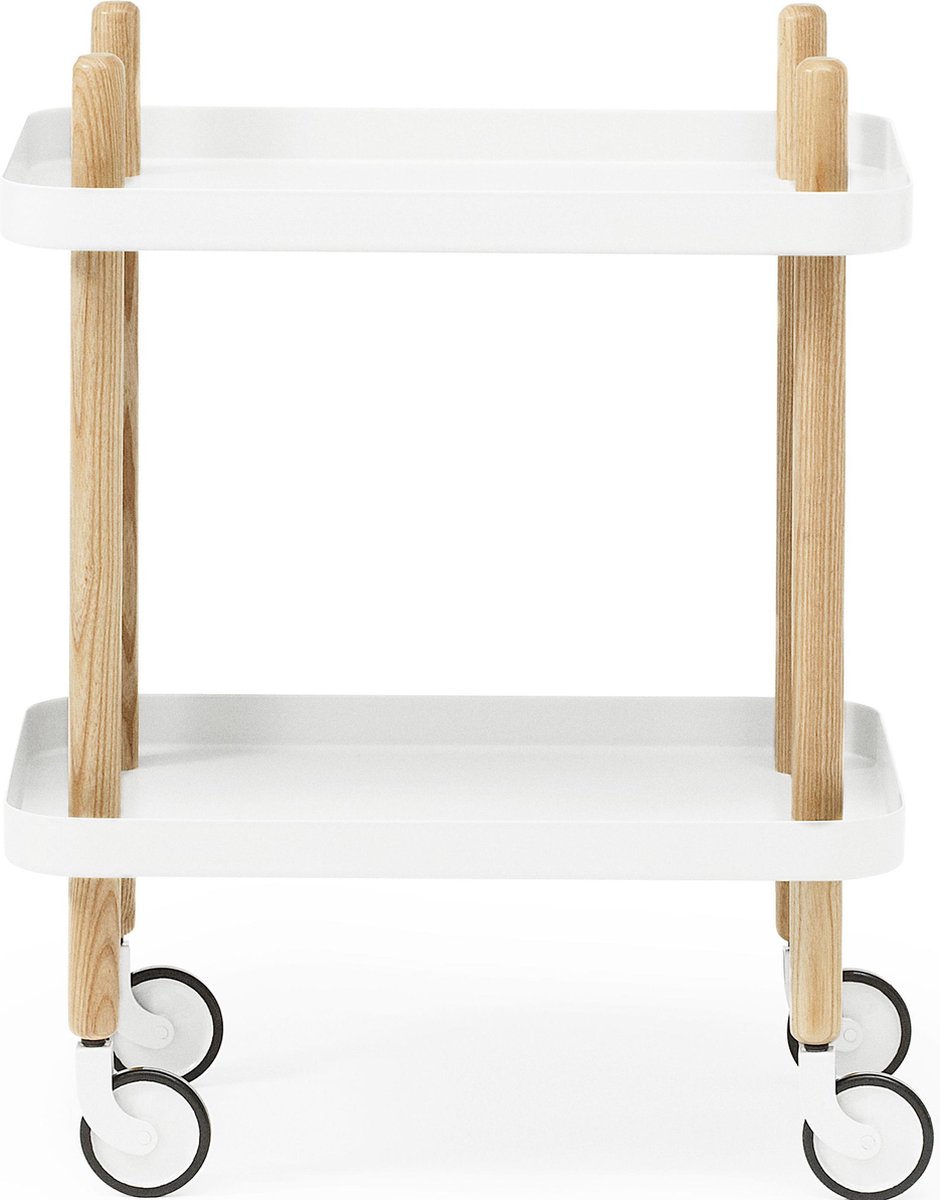 Normann Copenhagen Tavolo Block bianco